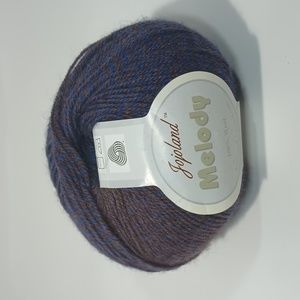 3/$15 Jojoland Melody Y48 Blue Brown Variegated 100% Wool 50g 200m 220yd 1 Skein